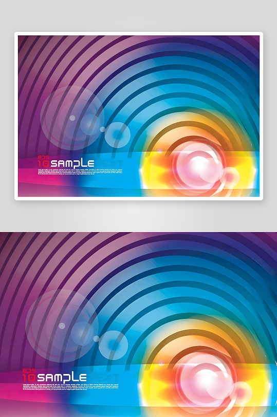 光影背景绚丽五彩背景-众图网