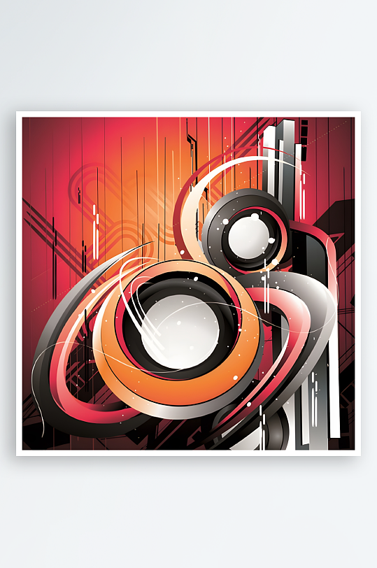 光影背景光影线条-众图网