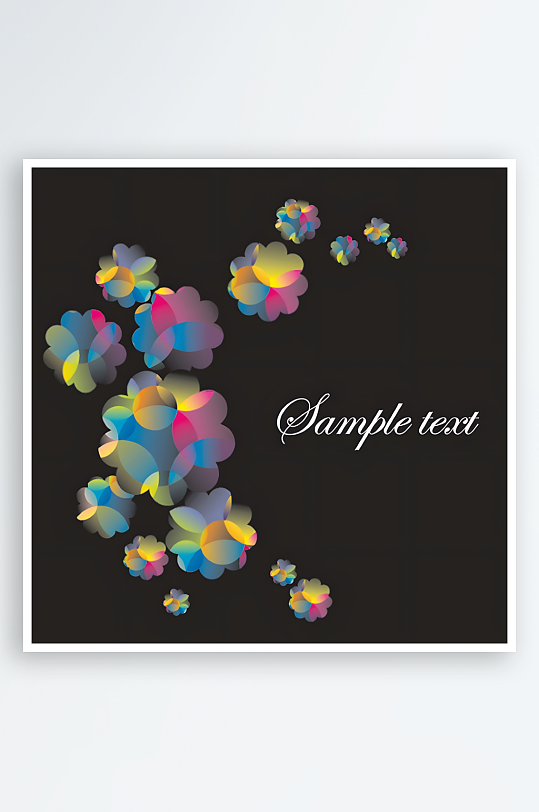 时尚光影绚丽背景素材-众图网