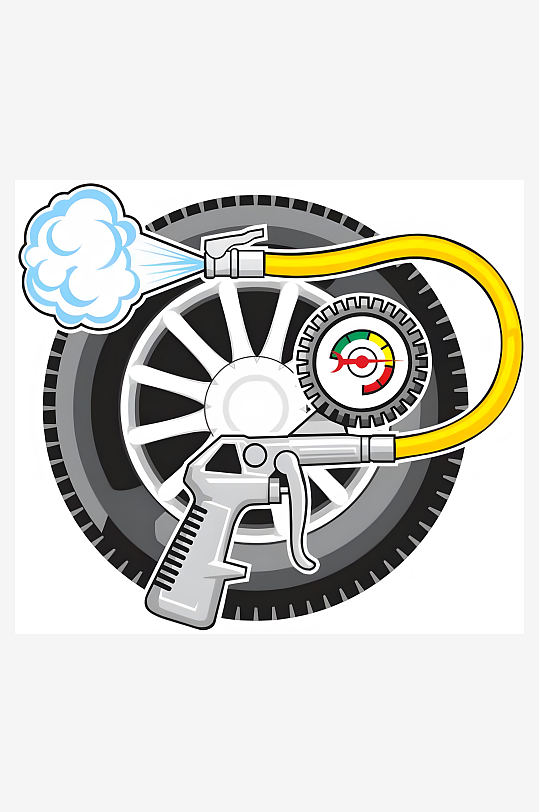 汽车维修矢量创意设计素材-众图网