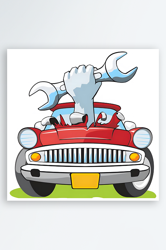 汽车维修矢量创意设计素材-众图网