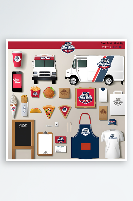 西式快餐设计素材-众图网