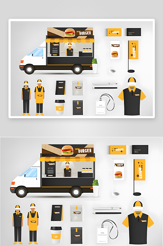 西式快餐设计素材-众图网