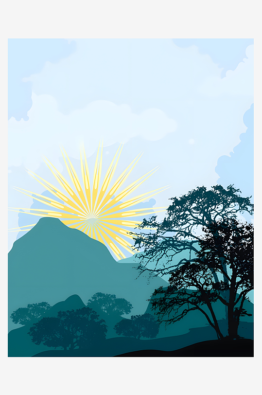 大树树木树林设计素材-众图网