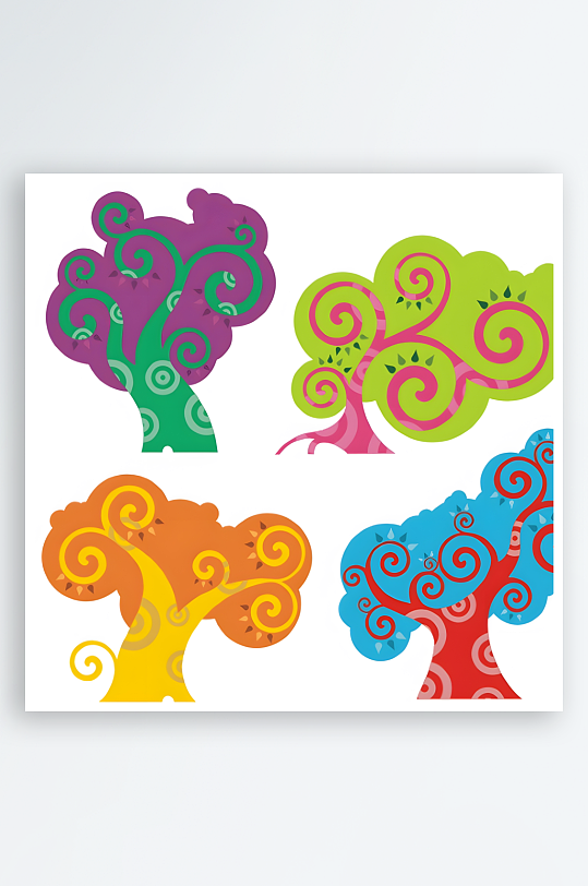 大树树木树林设计素材-众图网