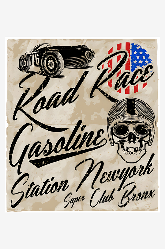 欧美摇滚风格设计素材-众图网