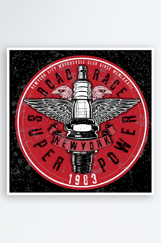 欧美摇滚风格设计素材-众图网