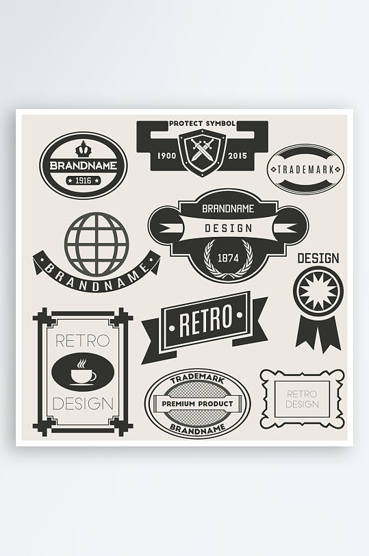 产品图标商品标志-众图网