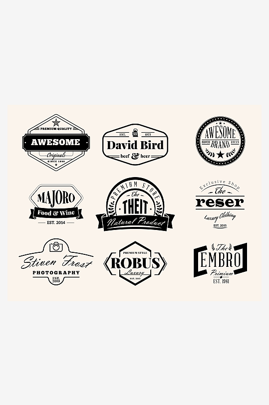 产品图标商品标志-众图网