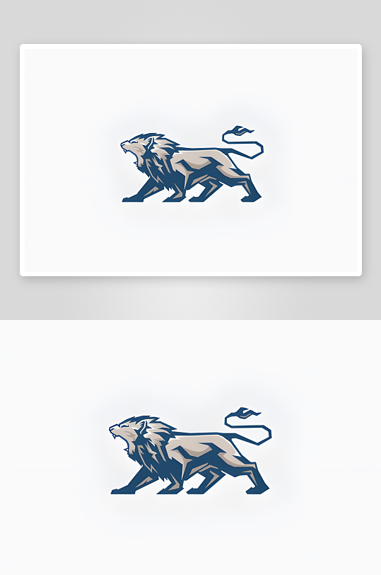 狮子图标雄狮LOGO-众图网