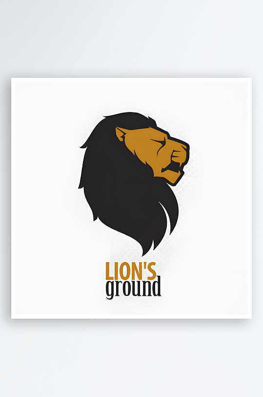 狮子图标雄狮LOGO-众图网