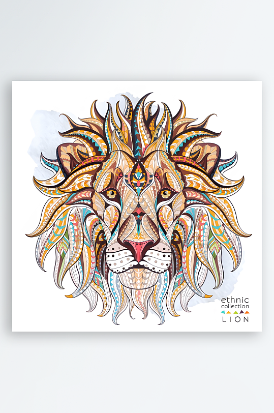 狮子图标雄狮LOGO-众图网