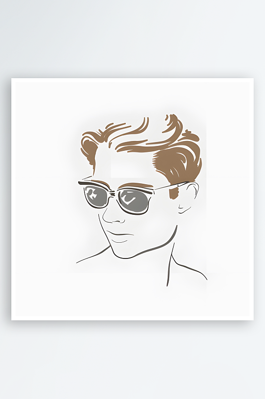 型男潮男男士发型设计-众图网