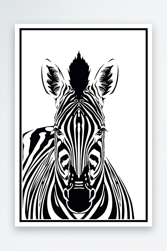 斑马矢量设计素材-众图网