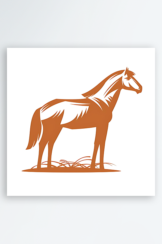 骏马矢量设计素材-众图网