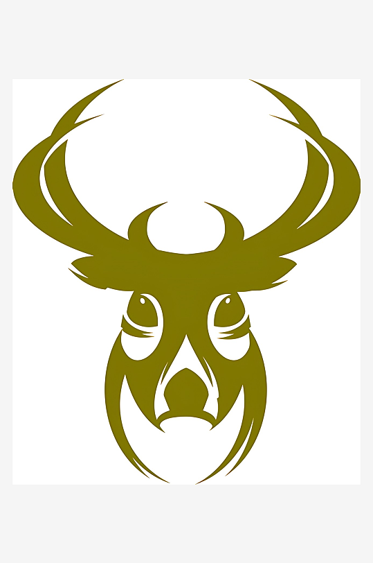 驯鹿矢量设计素材-众图网