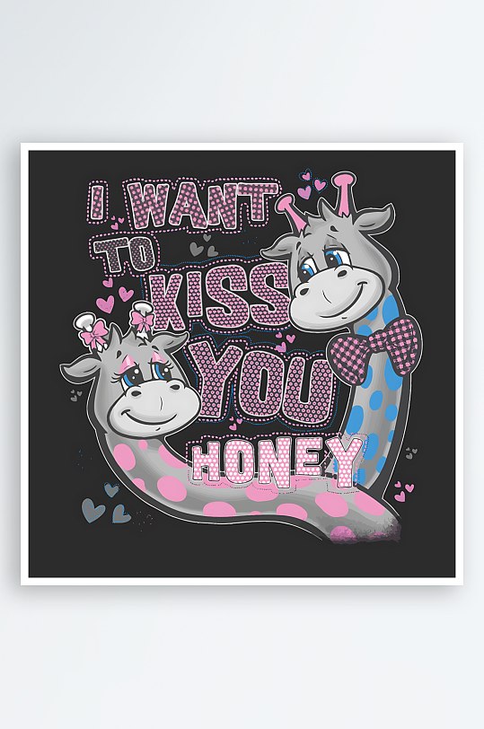 T恤图案矢量设计素材-众图网