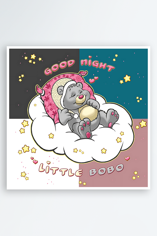 T恤图案矢量设计素材-众图网