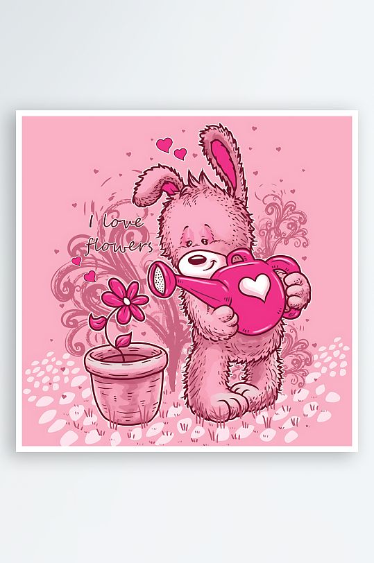 T恤图案矢量设计素材-众图网