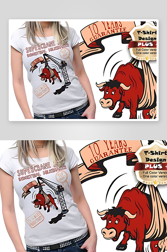 T恤图案矢量设计素材-众图网