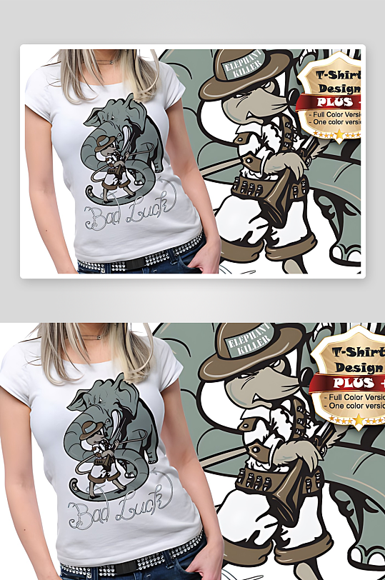 T恤设计服装图案设计-众图网