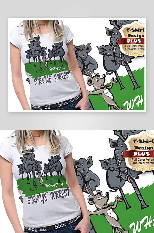 T恤设计服装图案设计-众图网