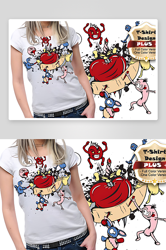 T恤设计服装图案设计-众图网