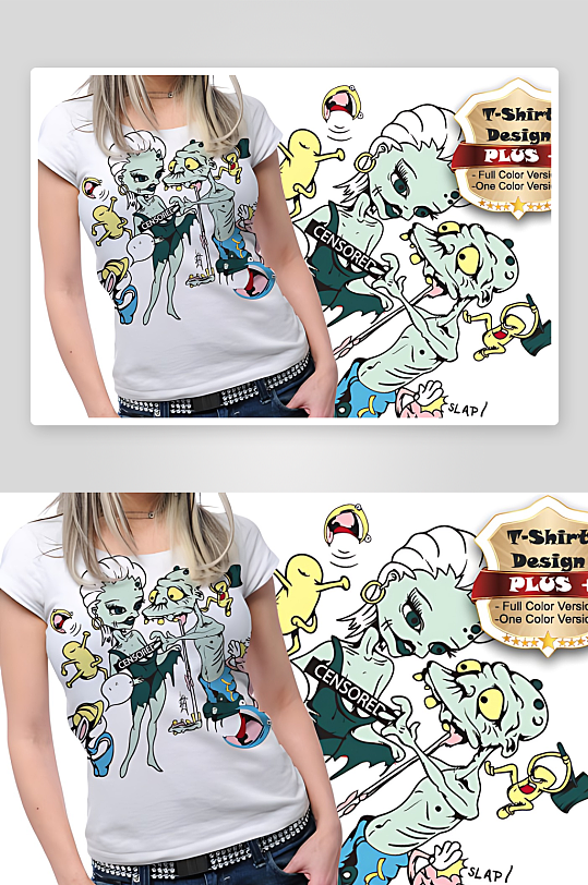 T恤设计服装图案设计-众图网