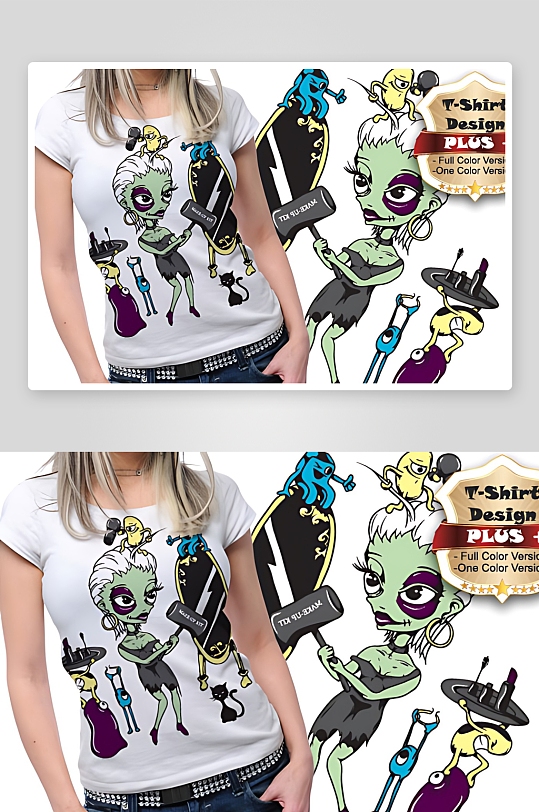 T恤设计服装图案设计-众图网