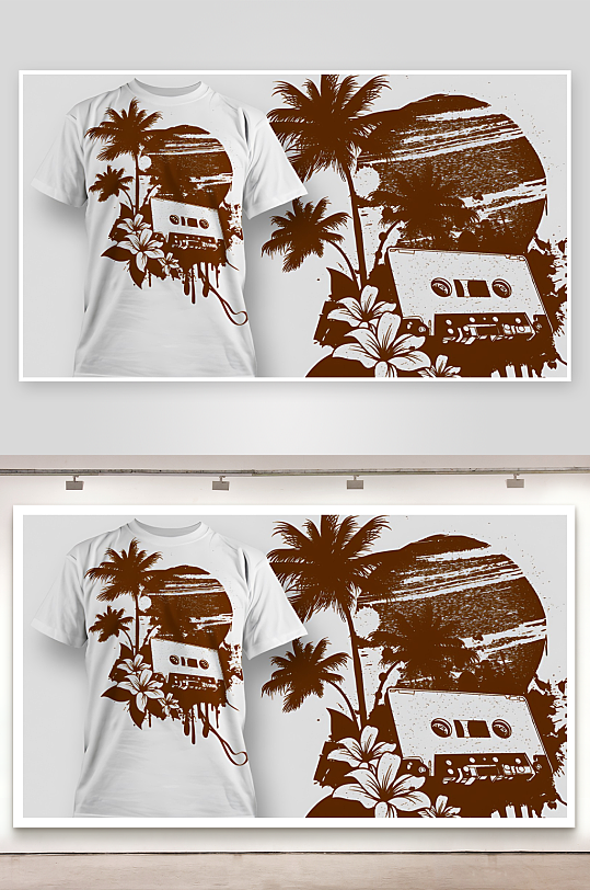 T恤设计服装图案设计-众图网