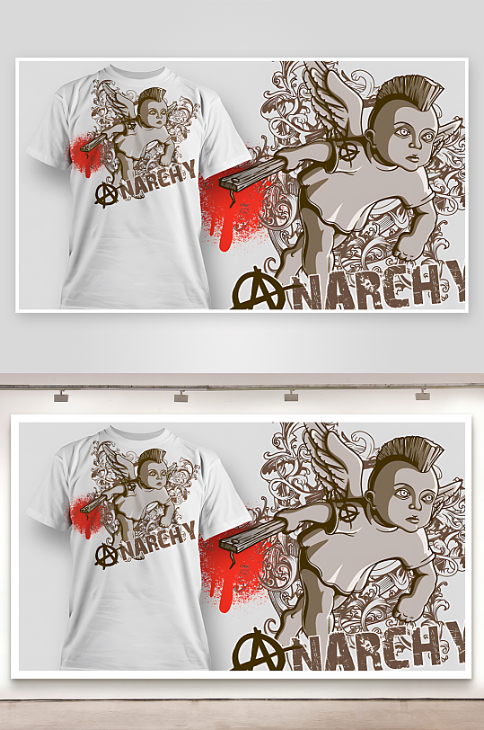 T恤设计服装图案设计-众图网