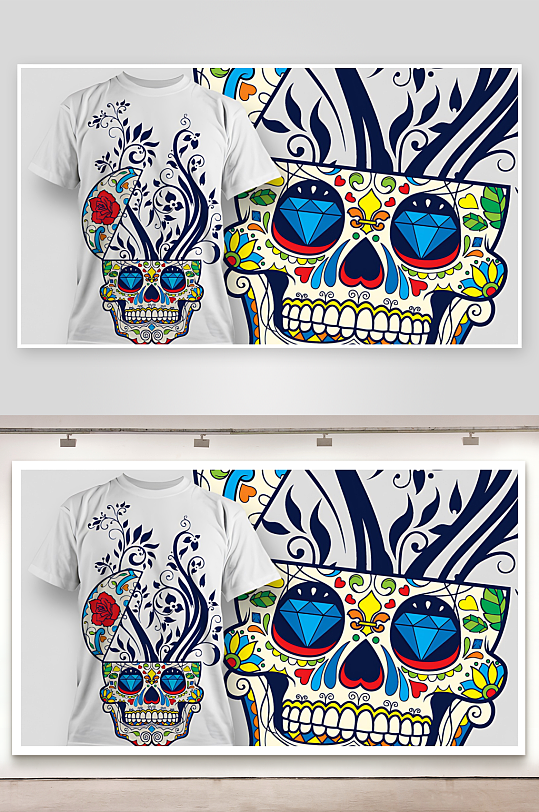 T恤设计服装图案设计-众图网