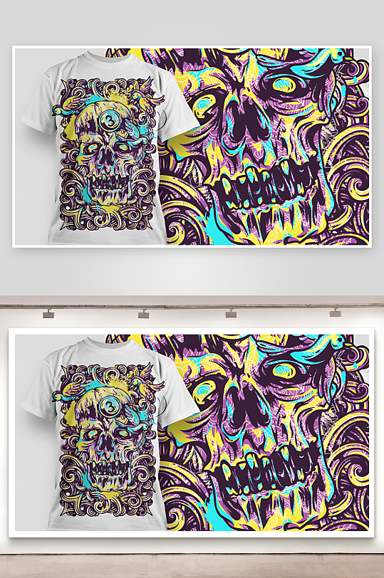 T恤设计服装图案设计-众图网