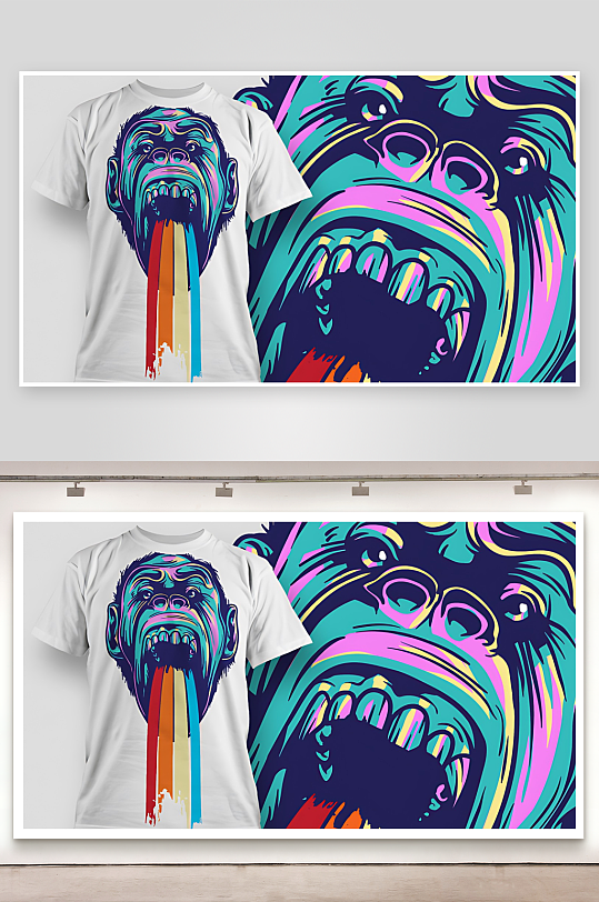 T恤设计服装图案设计-众图网