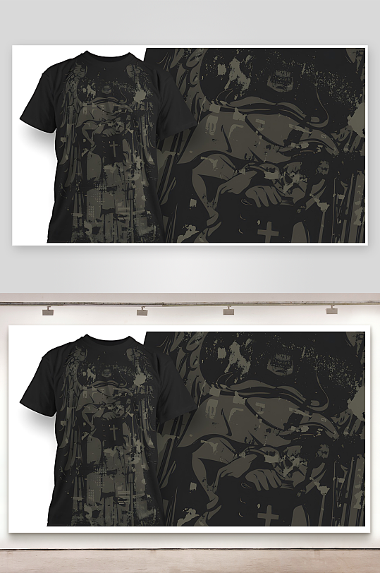 T恤设计服装图案设计-众图网