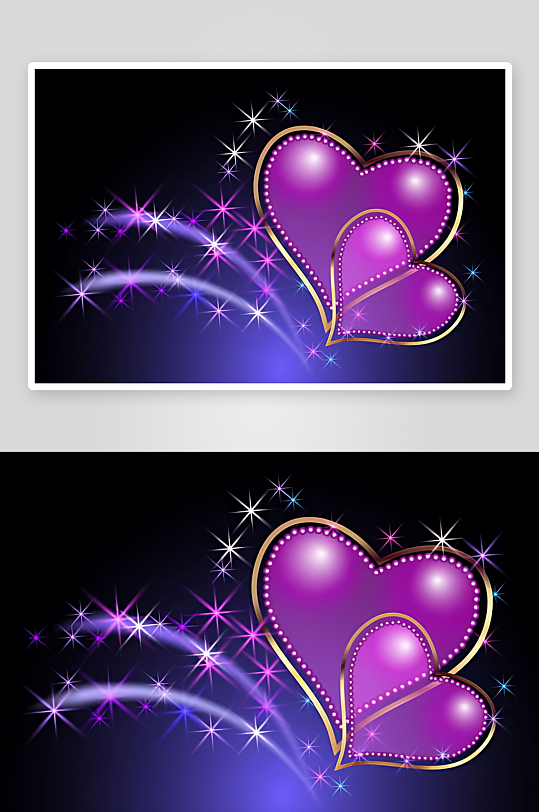 爱心矢量设计素材-众图网