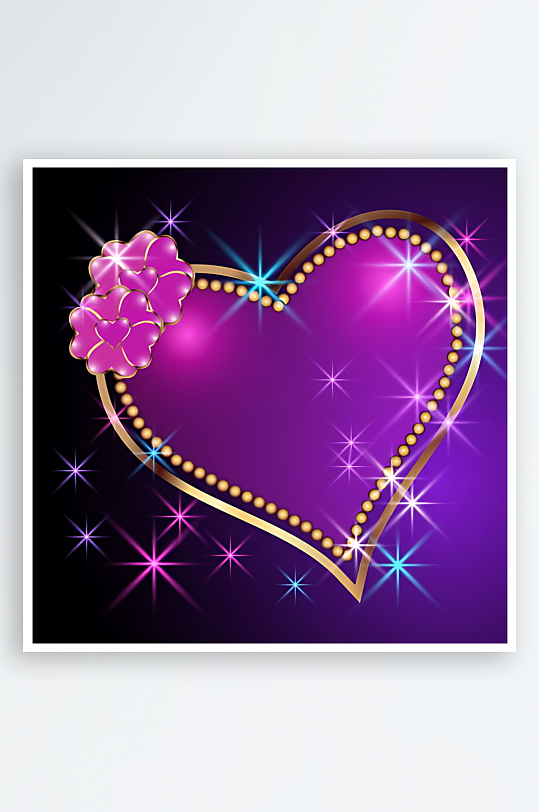 爱心矢量设计素材-众图网