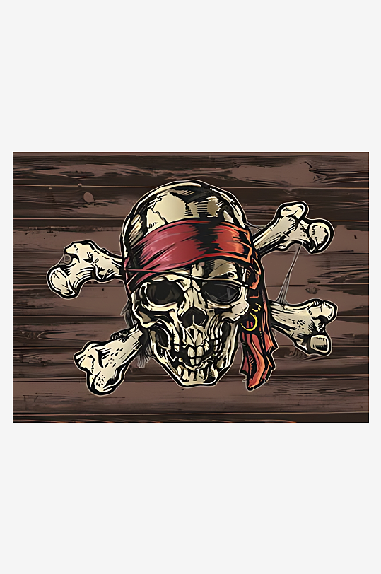 骷髅矢量设计素材-众图网