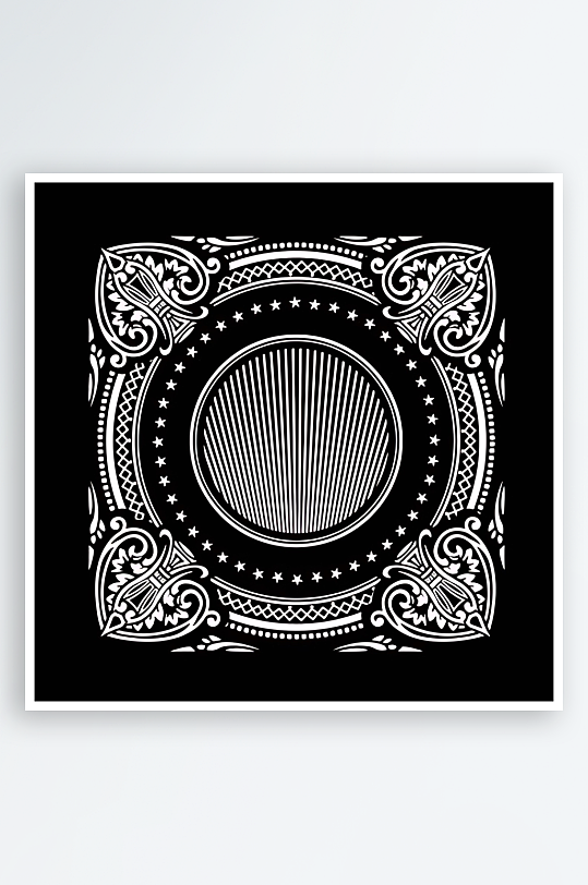 花边边框矢量设计素材-众图网