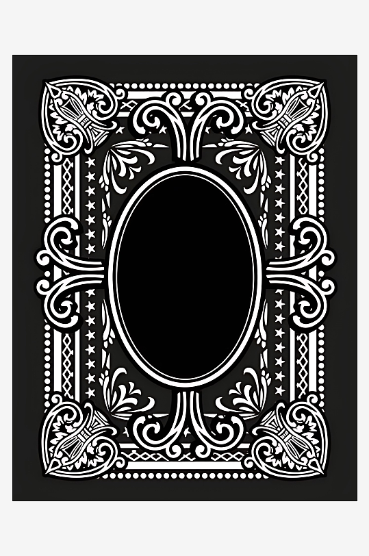 花边边框矢量设计素材-众图网