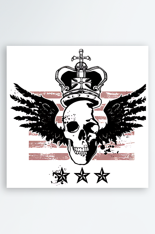 骷髅矢量设计素材-众图网