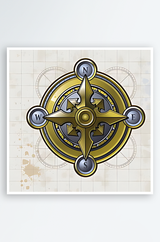 指南针矢量设计素材-众图网