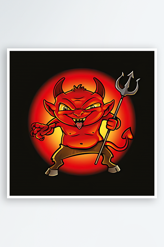 恶魔矢量设计素材-众图网