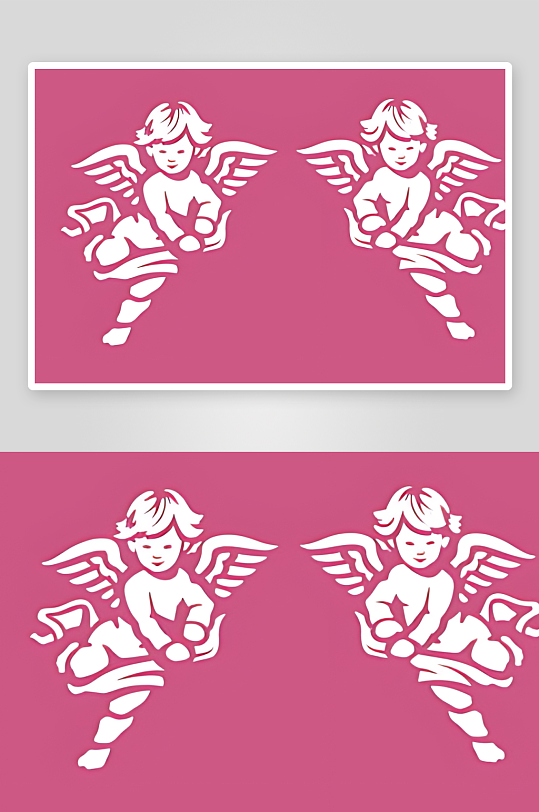 小天使矢量设计素材-众图网