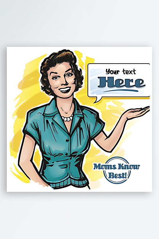 家庭妇女矢量设计素材-众图网