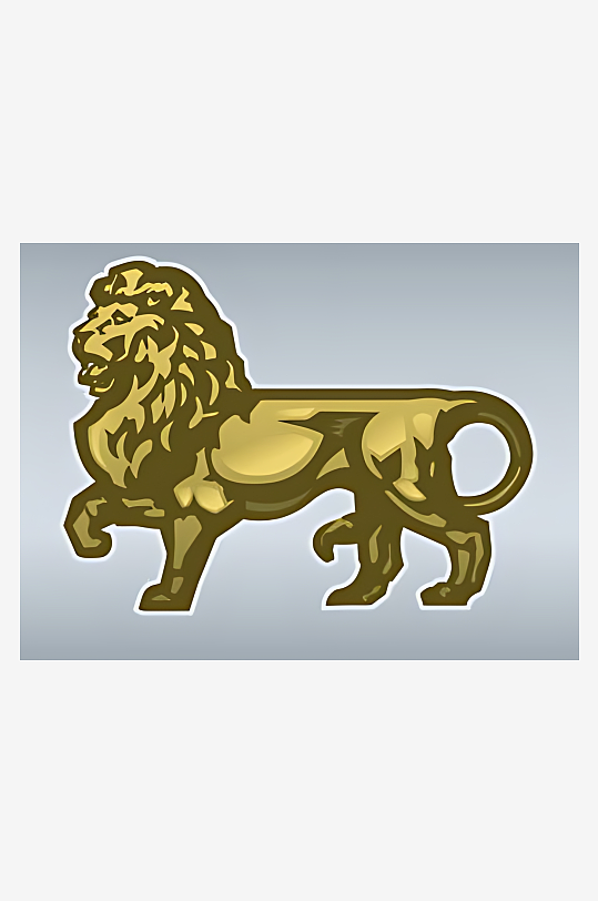 狮子矢量设计素材-众图网