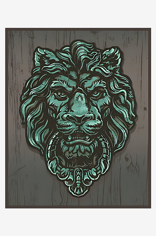 狮子矢量设计素材-众图网