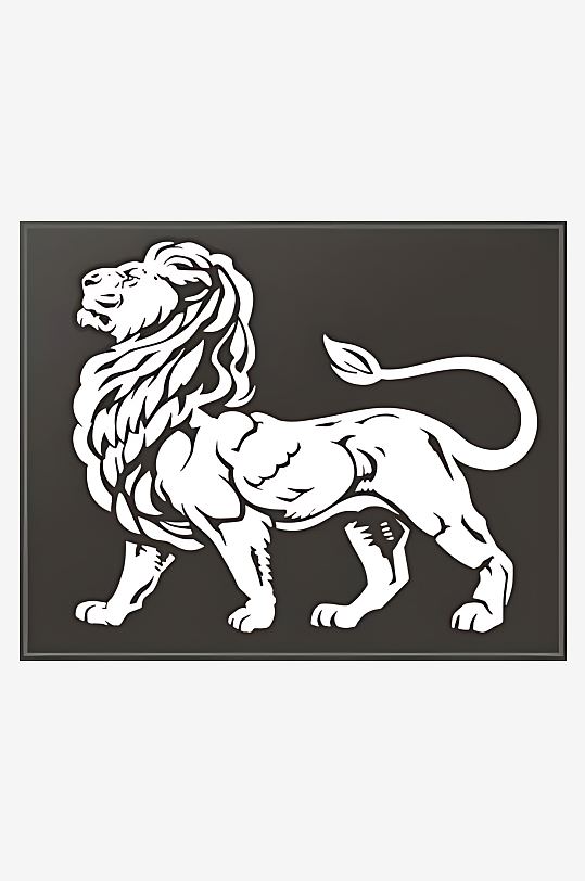 狮子图标矢量设计素材-众图网