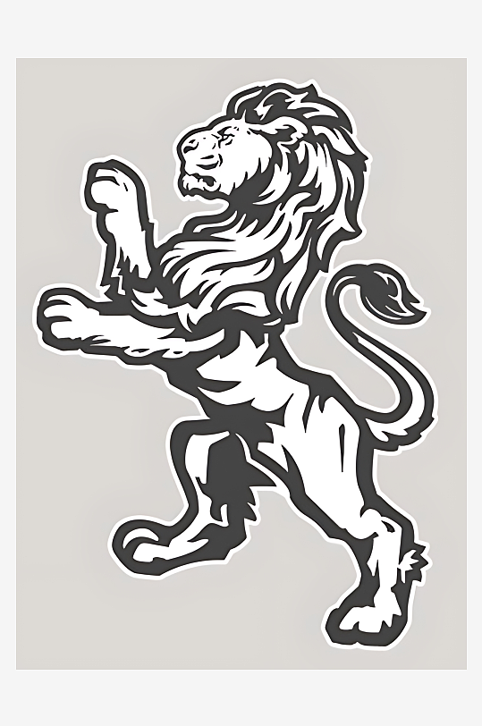 狮子图标矢量设计素材-众图网