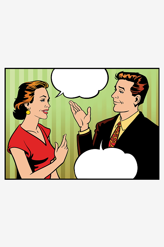 欧美生活人物设计素材-众图网